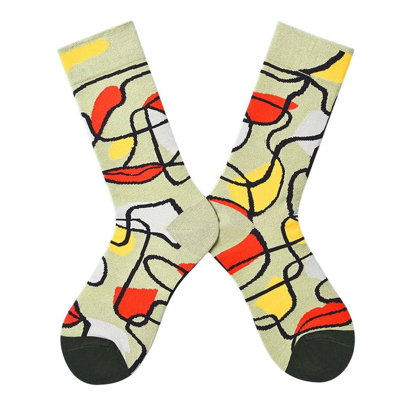 Women’s Modern Parisian Tube Socks – Relaxed Everyday Socks for Fall Winter