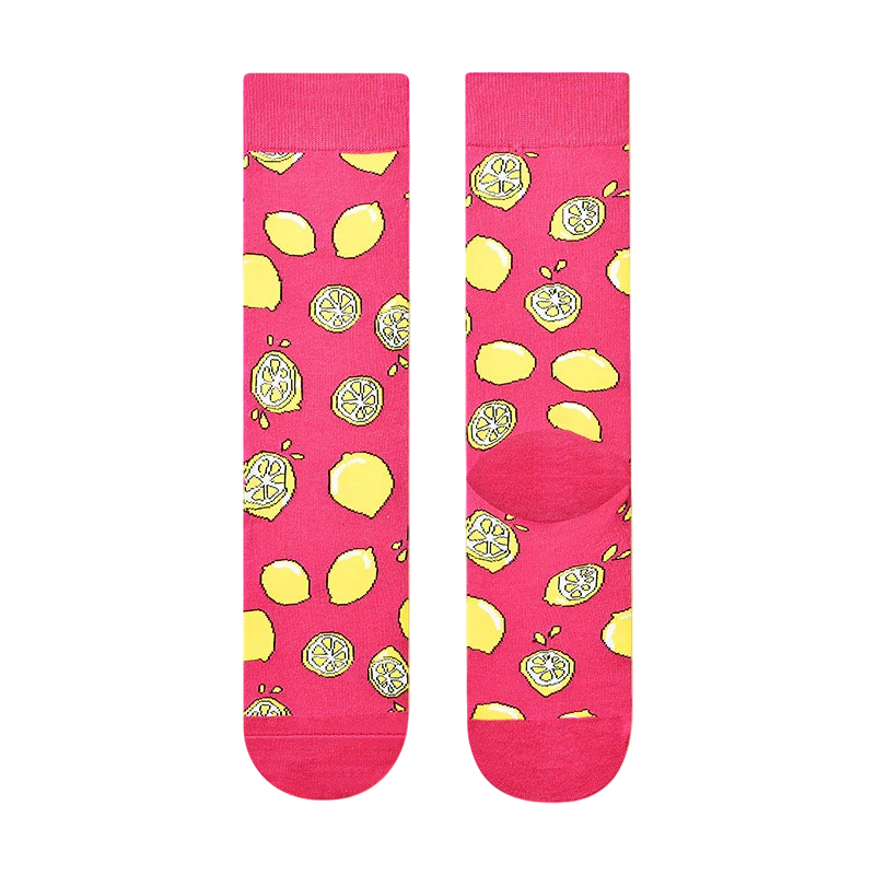 Women’s Illustrated Character Mid-Calf Socks – Soft Moisture-Absorbing Winter Socks