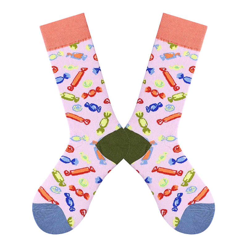 Women’s Chessboard Pattern Mid-Calf Socks – Bold Cold-Weather Casual Socks