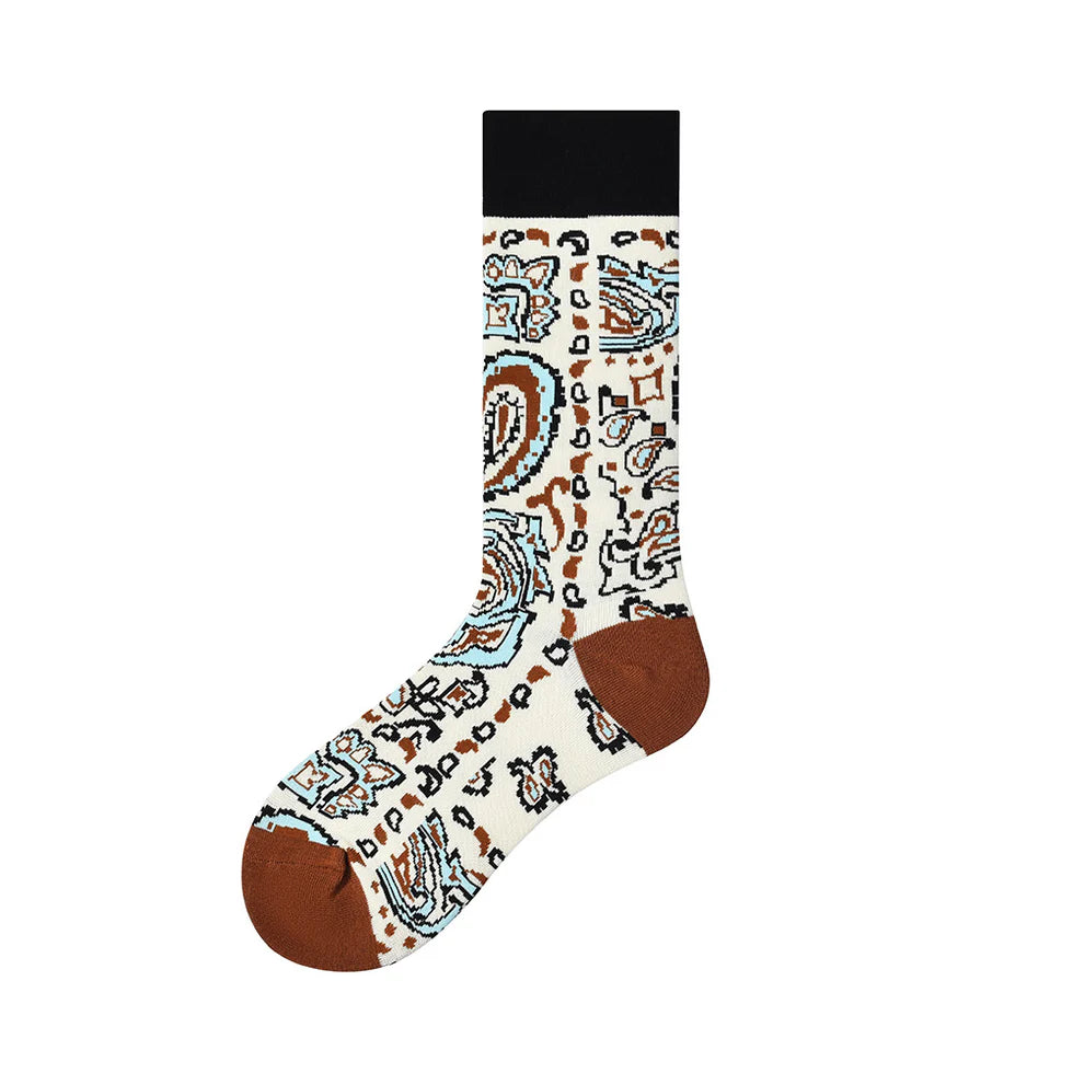 Unisex Cozy Color-Pop Mid-Calf Socks – Relaxed Matching Socks for Cool Seasons