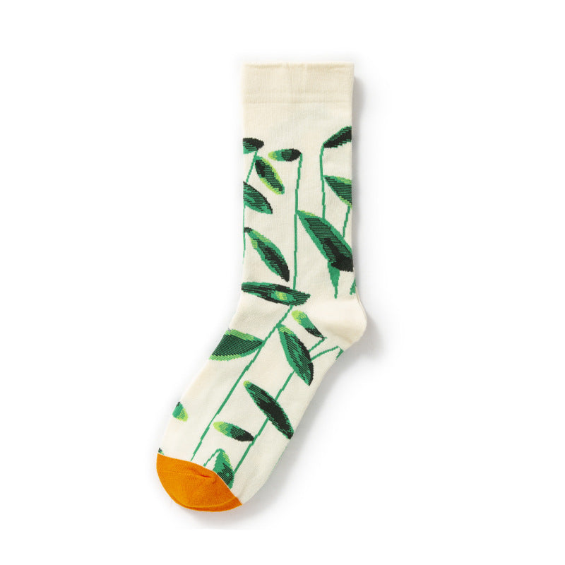 Gallery Edit Art-Inspired Combed Cotton Crew Socks