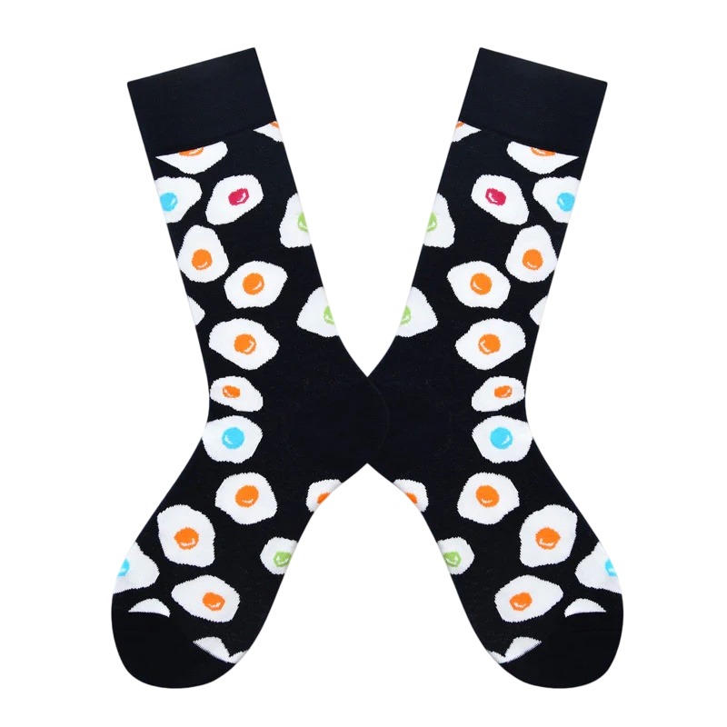 Women’s Scandinavian Animal Art Tube Socks – Cute Vibrant Patterned Long Socks