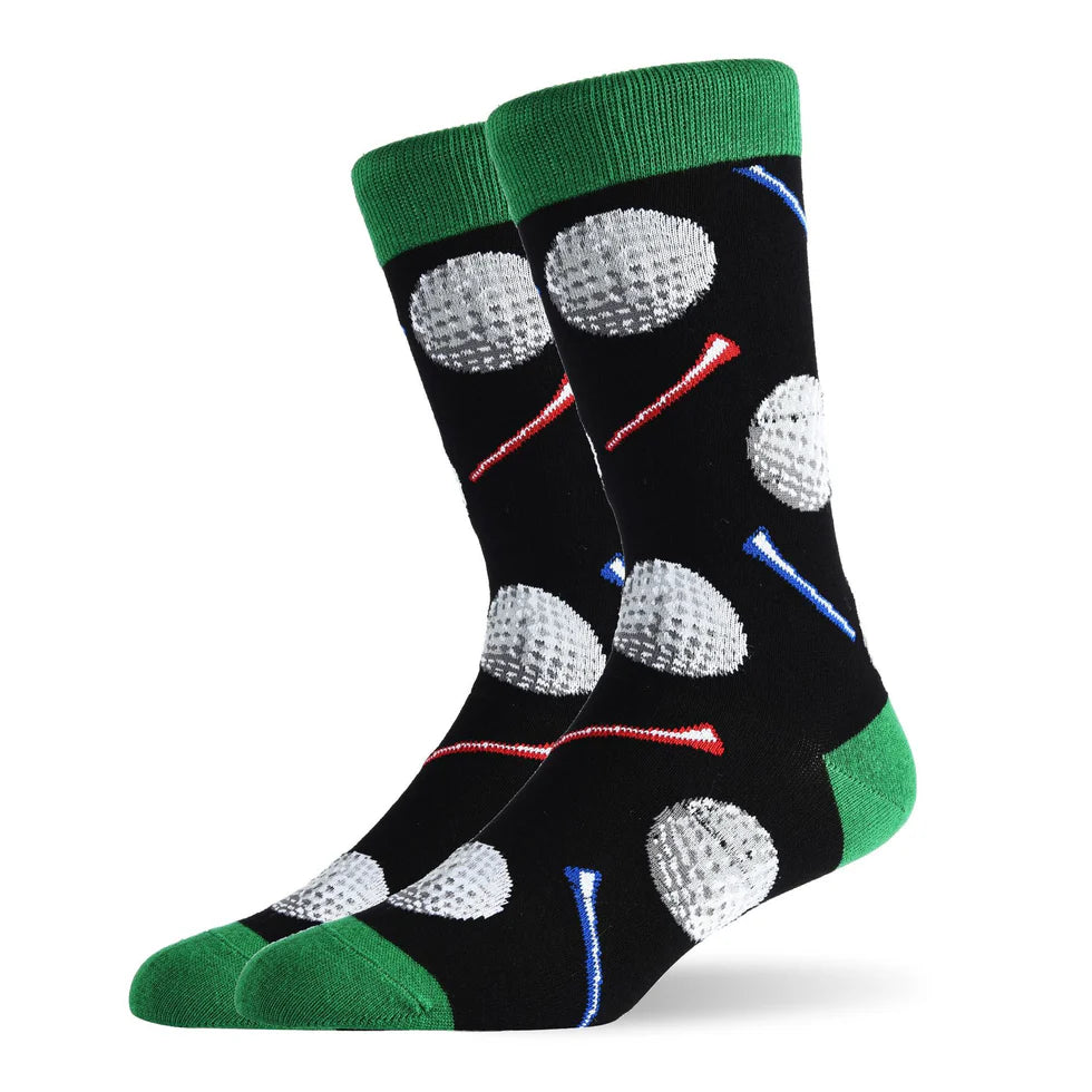 Men’s Whiskered Shark Mid-Calf Socks – Playful Novelty Everyday Socks
