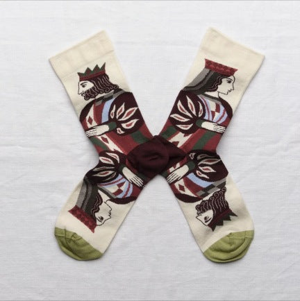 Gallery Edit Combed Cotton Crew Socks