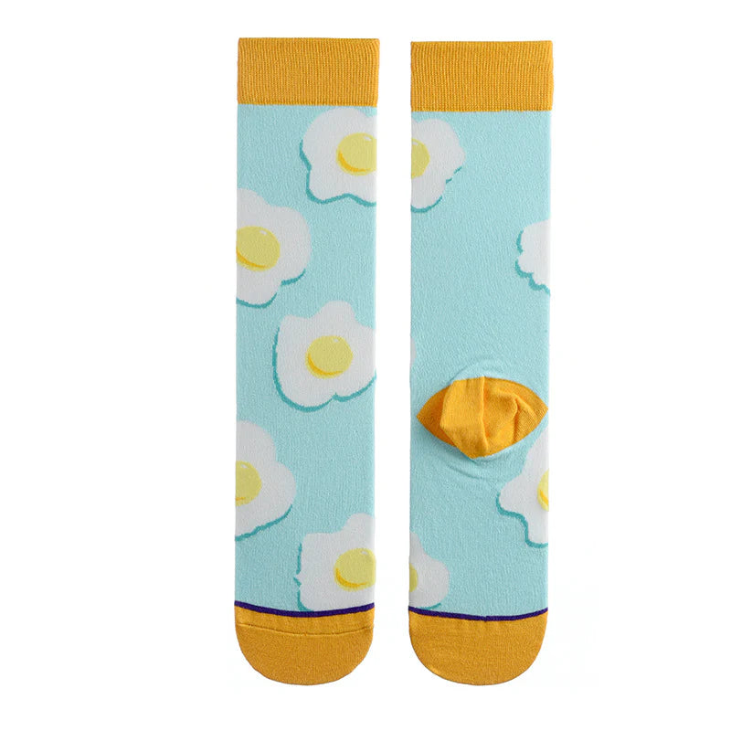 Women’s Desert Doodle Tube Socks – Playful Plant-Inspired Casual Socks