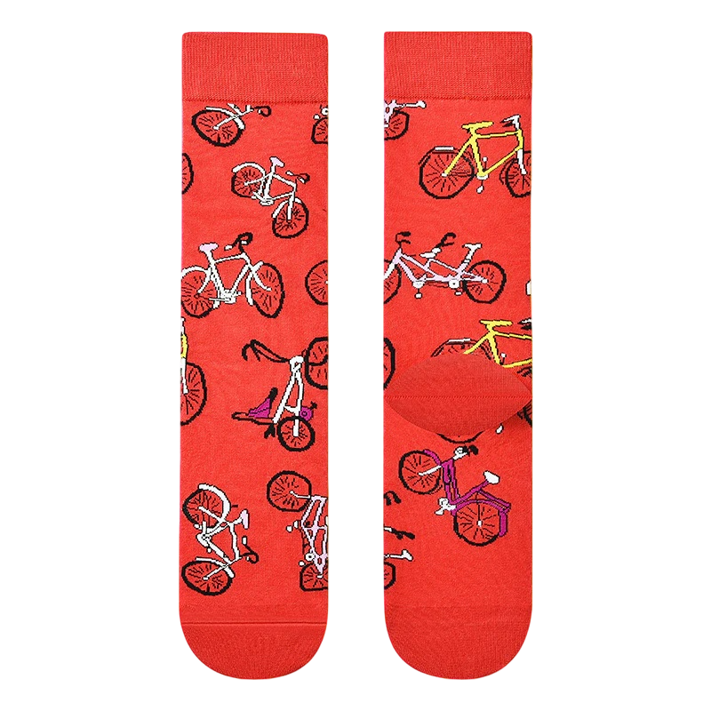 Women’s Quirky Creature Long Crew Socks – Comfortable Cold Weather Casual Socks