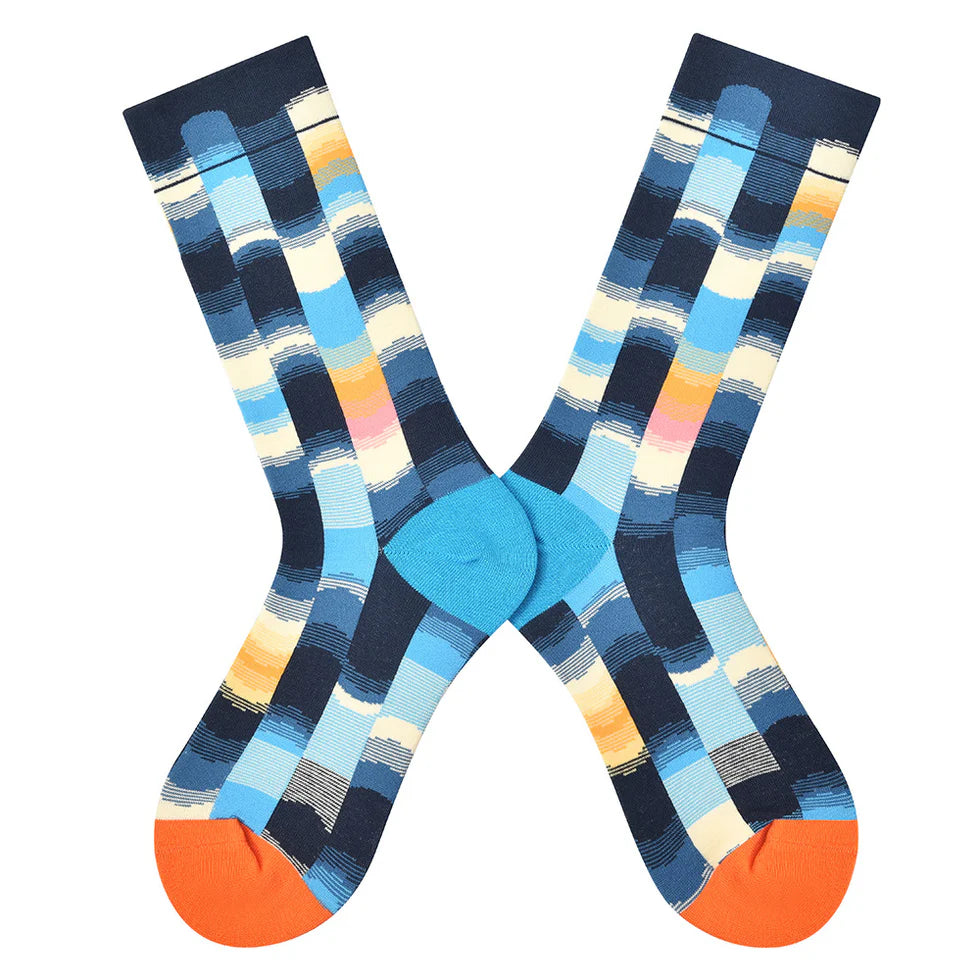 Women’s Parisian Color-Pop Mid-Calf Socks – Minimal Everyday Casual Socks