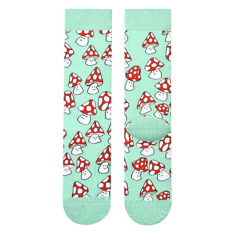 Women’s Novelty Animal Art Tube Socks – Relaxed Cotton-Blend Autumn Socks