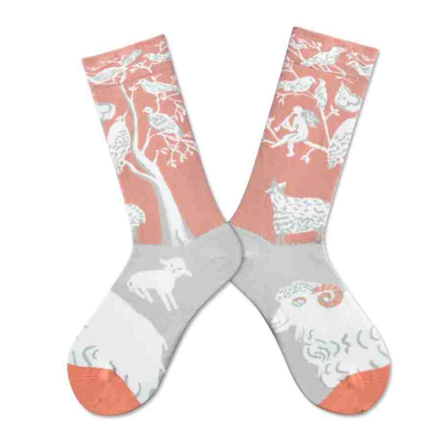 Gallery Edit Combed Cotton Crew Socks