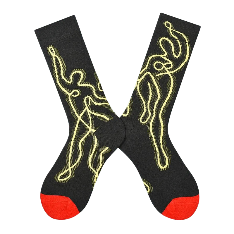 Women’s Modern Parisian Tube Socks – Relaxed Everyday Socks for Fall Winter