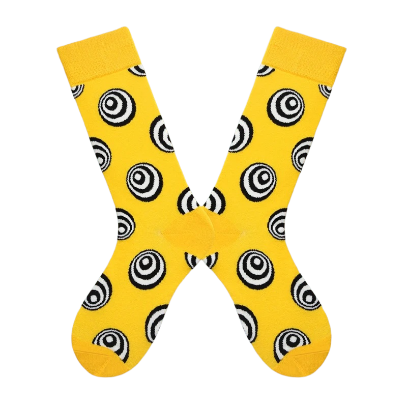 Women’s Abstract Critter Tall Socks – Color-Pop Scandinavian-Inspired Casual Socks