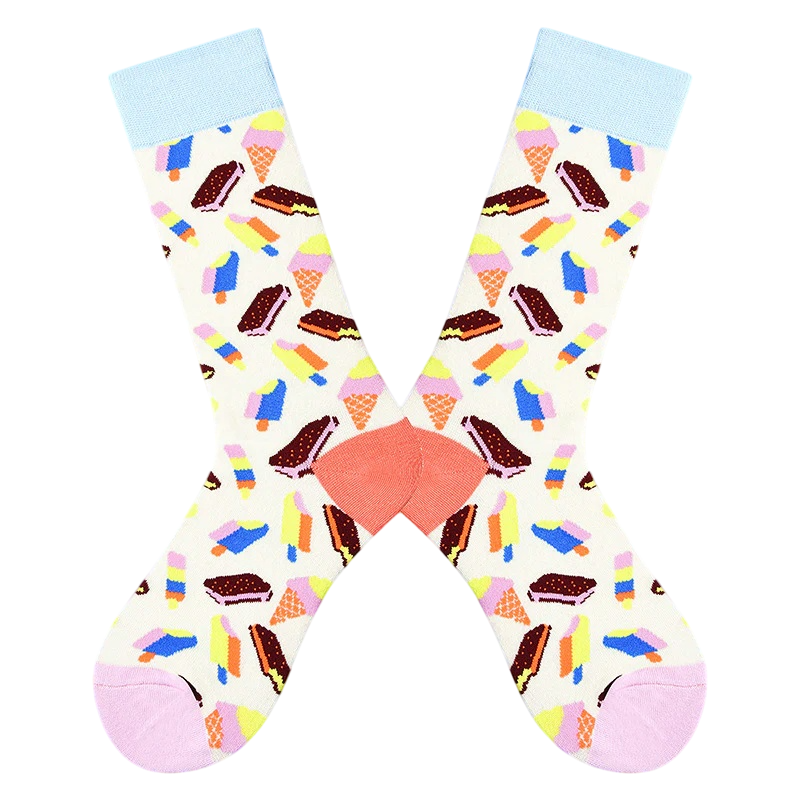 Women’s Chessboard Pattern Mid-Calf Socks – Bold Cold-Weather Casual Socks