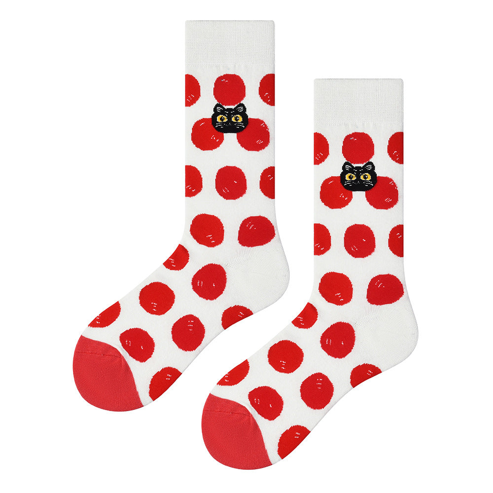 Unisex Nordic Street Style Long Socks – Comfortable Everyday Couple Socks