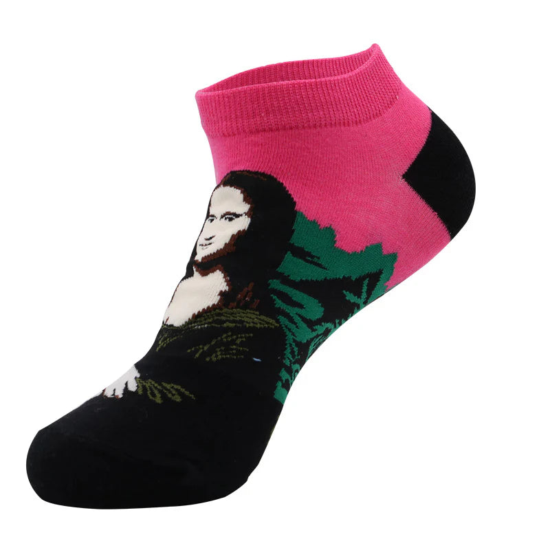 Men’s Fruit Medley Short Socks – Soft Cotton-Blend Spring Summer Socks