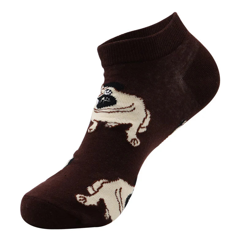 Men’s Mixed Fruit Low-Cut Socks – Lightweight Cotton-Blend Everyday Socks
