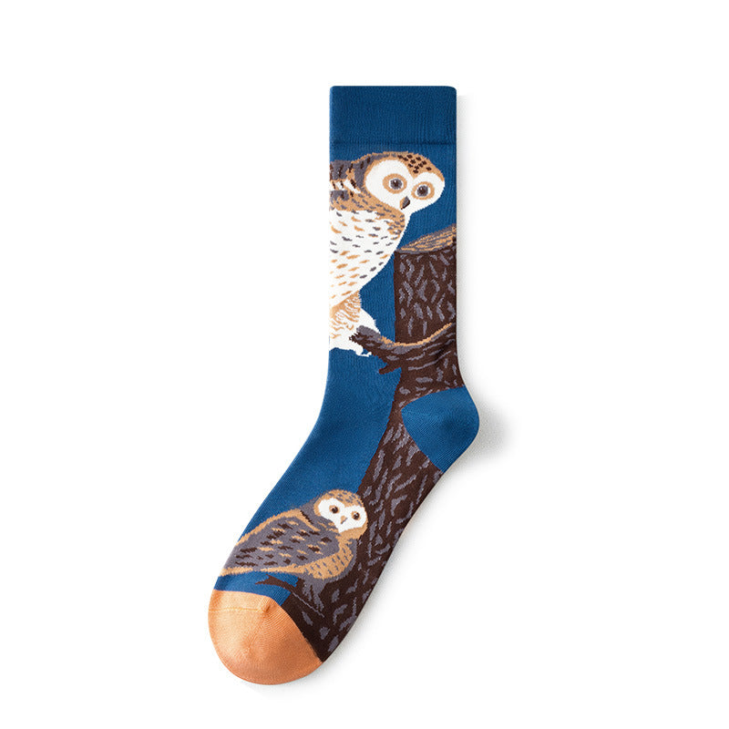 Gallery Edit Art-Inspired Combed Cotton Crew Socks