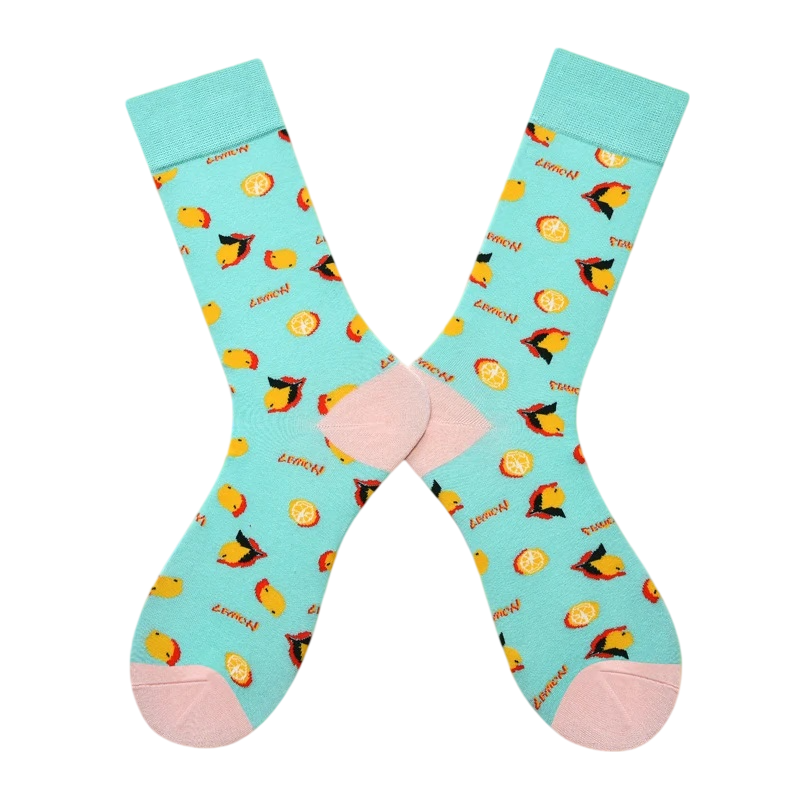 Unisex Juicy Character Tube Socks – Creative Matching Casual Long Socks