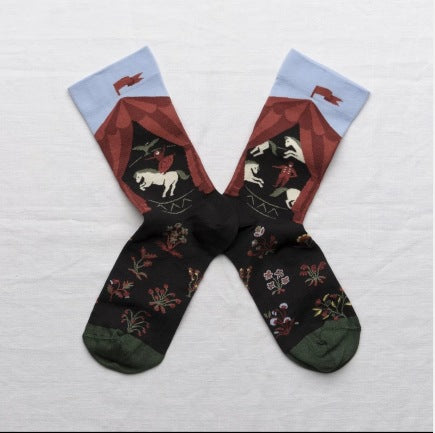 Gallery Edit Combed Cotton Crew Socks
