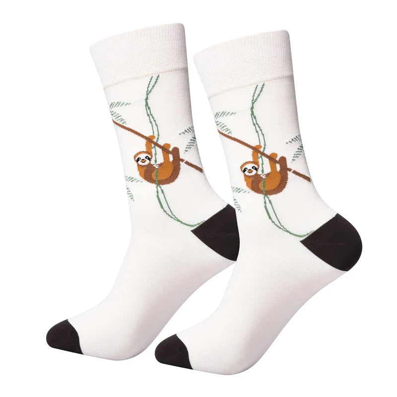 Men’s Essential Smooth-Toe Crew Socks – Combed Cotton-Blend Everyday Socks