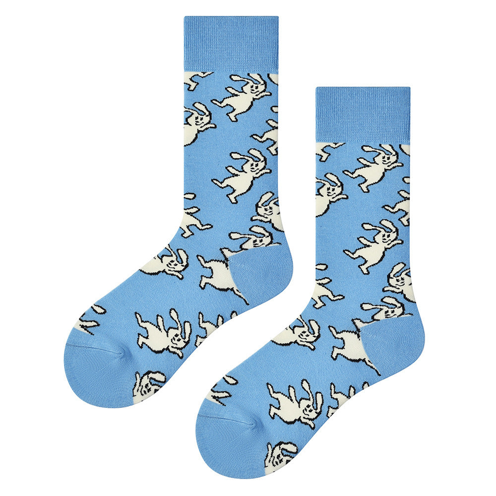 Unisex Nordic Street Style Long Socks – Comfortable Everyday Couple Socks