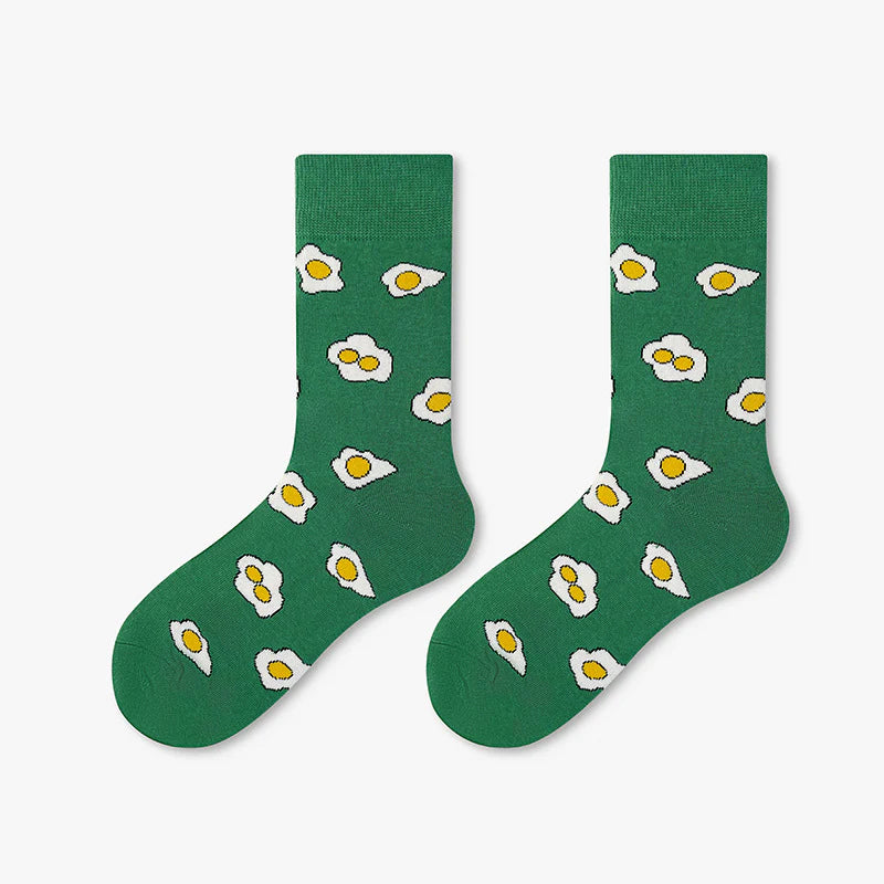 Unisex Shark Motif High-Crew Socks – Urban Streetwear Skate Socks