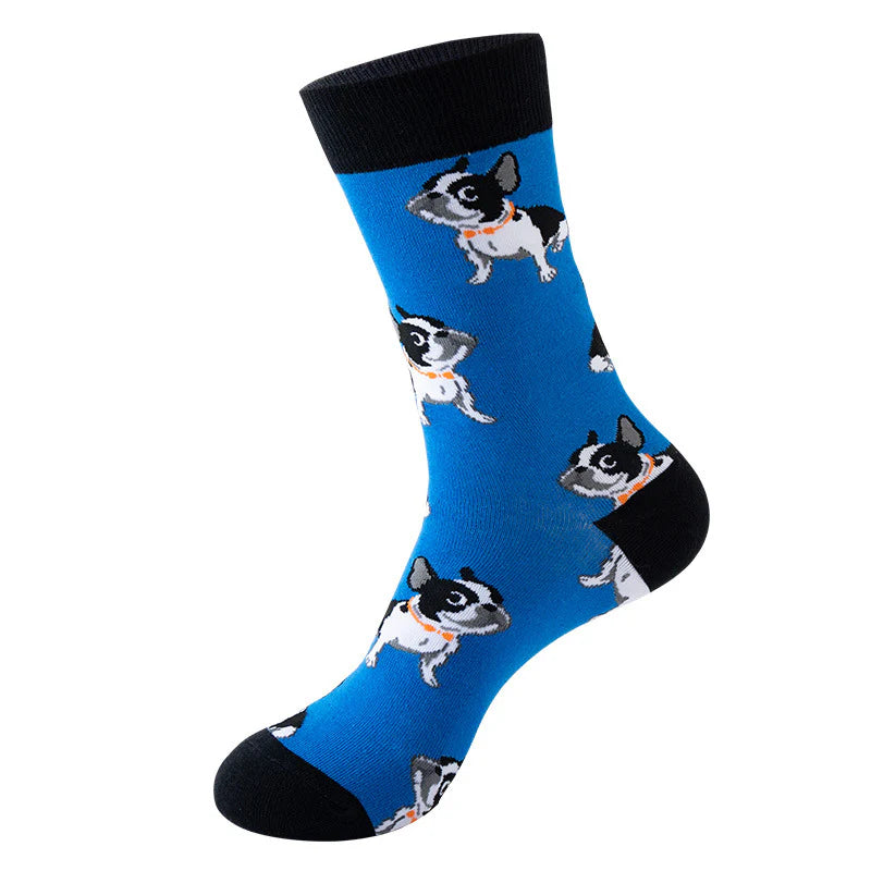 Unisex Quirky Animal Crew Socks – Trendy Cotton Long Socks for Fall Winter