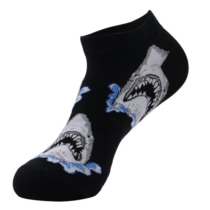 Men’s Mixed Fruit Low-Cut Socks – Lightweight Cotton-Blend Everyday Socks