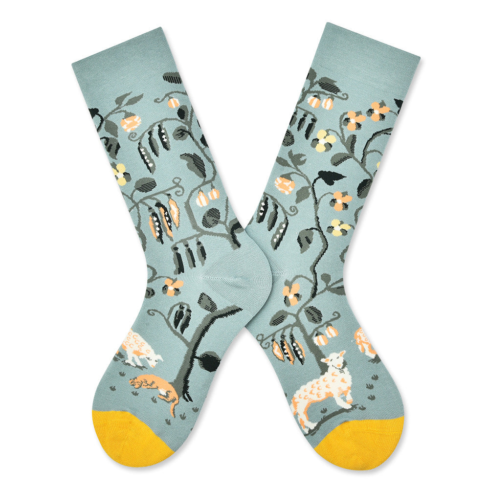 Gallery Edit Combed Cotton Crew Socks