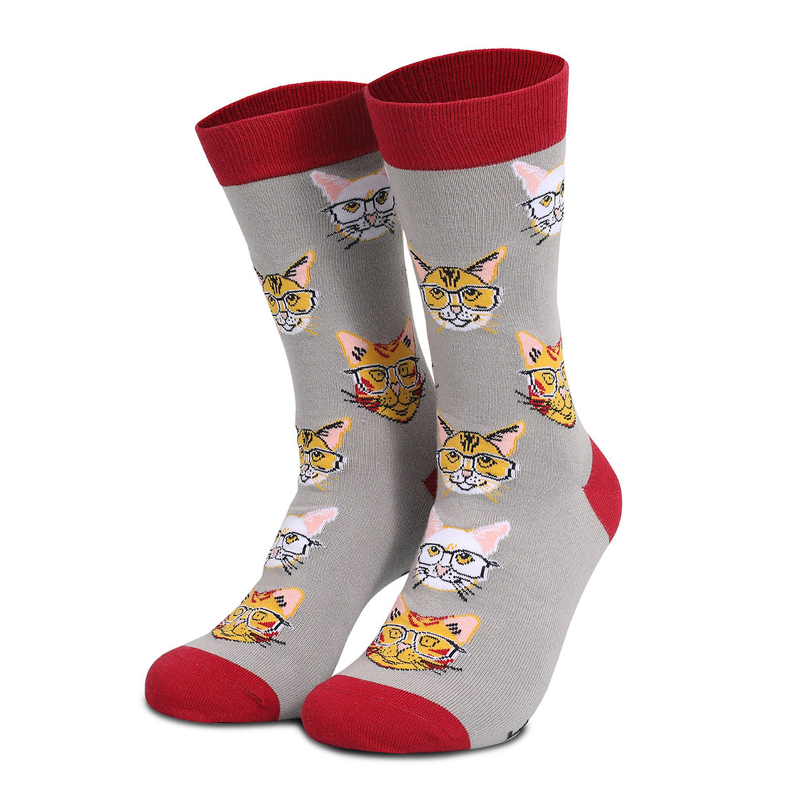 Unisex Funny Cat & Dog Crew Socks – “If You Can See These” Novelty Cotton Socks