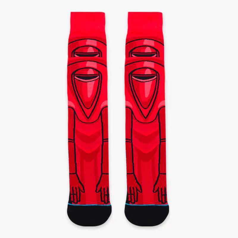 Men’s Dark Warrior Cartoon Crew Socks – Anime-Inspired Cotton-Blend Streetwear Socks