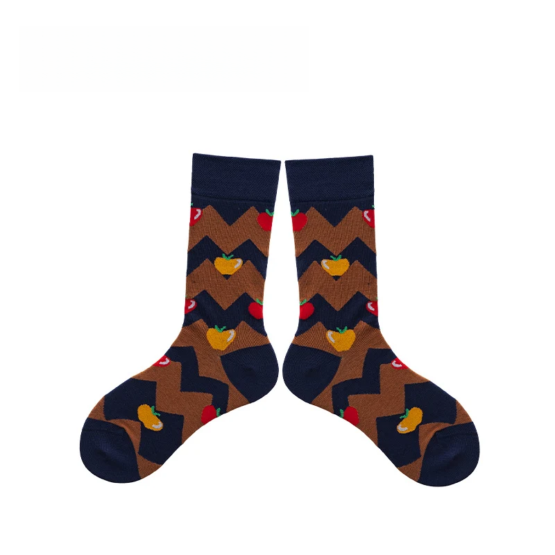 Unisex Whimsy Sketch Mid-Calf Socks – Novelty Cold-Weather Matching Socks