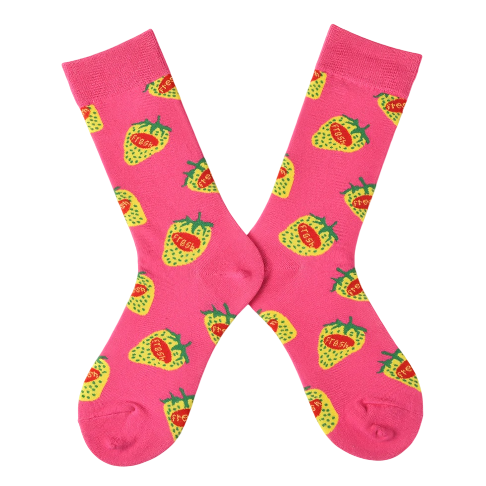 Women’s Dopamine Bunny Crew Socks – Colorful Moisture-Absorbing Winter Socks