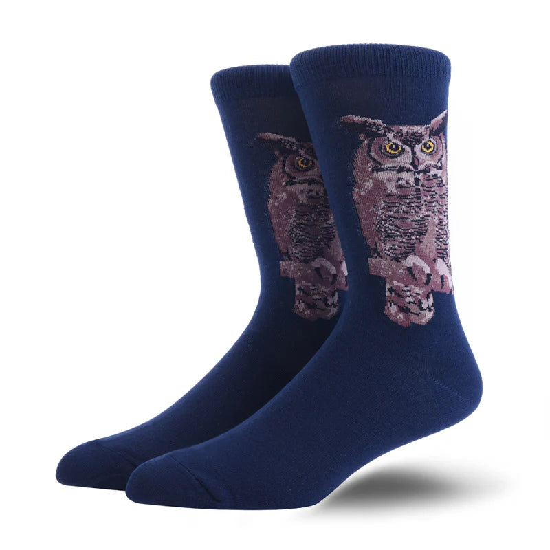 Men’s Urban Leisure Crew Socks – Lightweight Breathable Long Socks