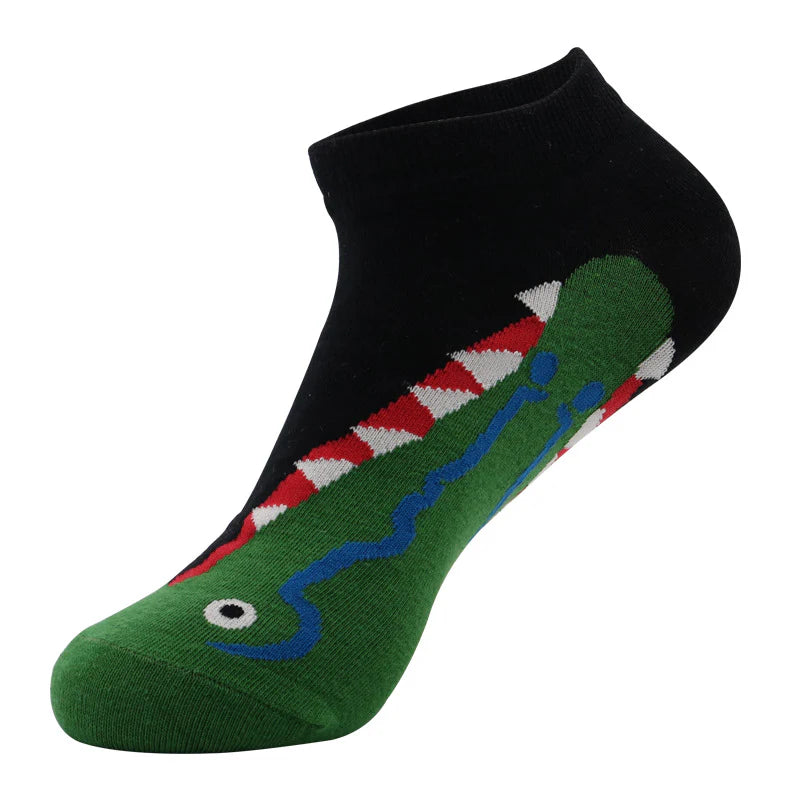 Men’s Juicy Fruit Liner Socks – Breathable Short Socks for Warm Weather