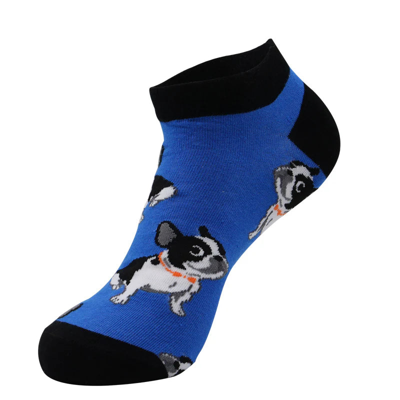 Unisex Ocean Animal Low Cut Socks – Fun Summer Cotton No-Show Socks