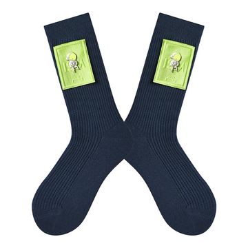 Women’s Punk Accessory Tube Socks – Moisture-Absorbing Autumn Winter Socks