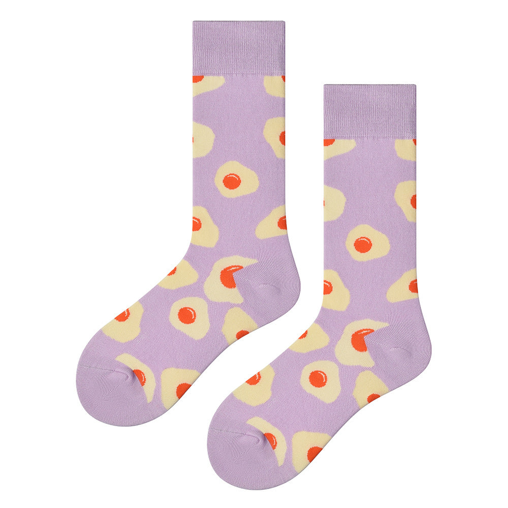 Unisex Nordic Street Style Long Socks – Comfortable Everyday Couple Socks