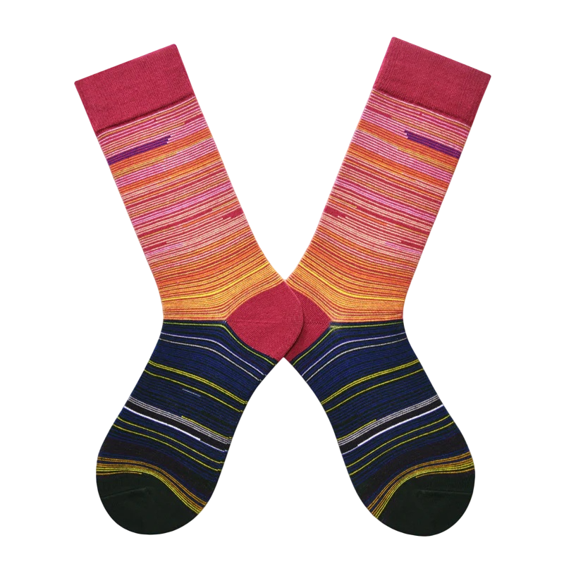 Women’s Woodland Botanical Crew Socks – French-Inspired Fall Fashion Socks