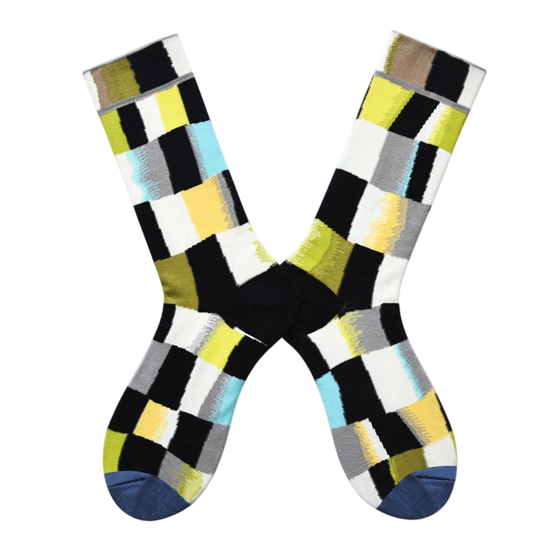 Women’s Forest Fern Mid-Calf Socks – Nature-Inspired Fall Winter Fashion Socks
