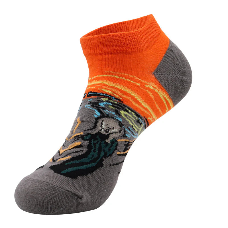Men’s Fruit Medley Short Socks – Soft Cotton-Blend Spring Summer Socks