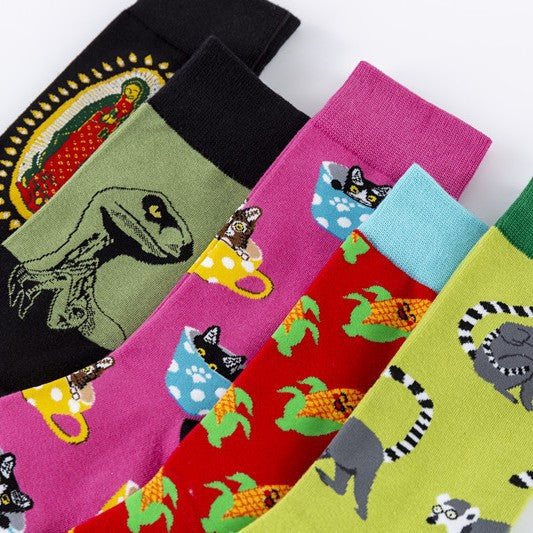 Creative Novelty Crew Socks - Glasses Frame