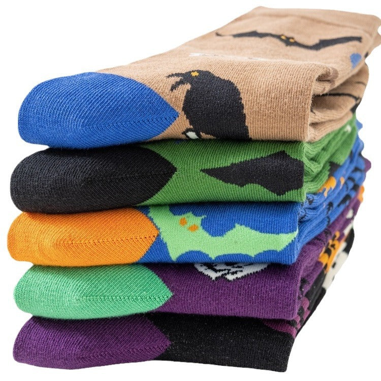 Halloween Crew Socks - Blue