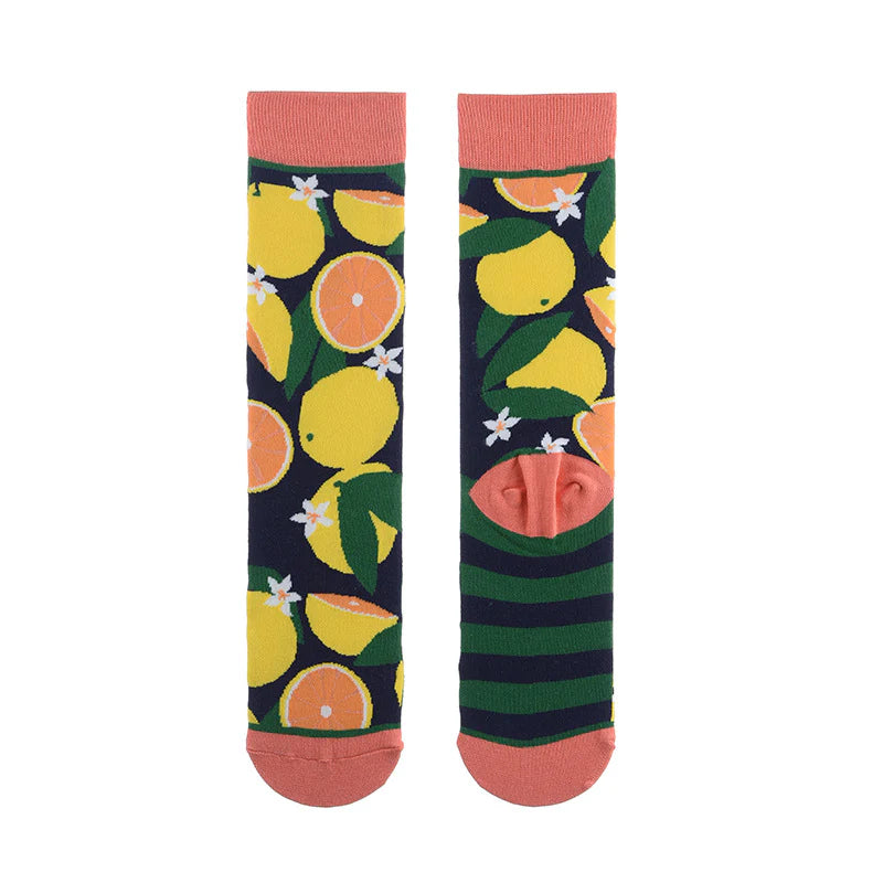 Women’s Desert Doodle Tube Socks – Playful Plant-Inspired Casual Socks
