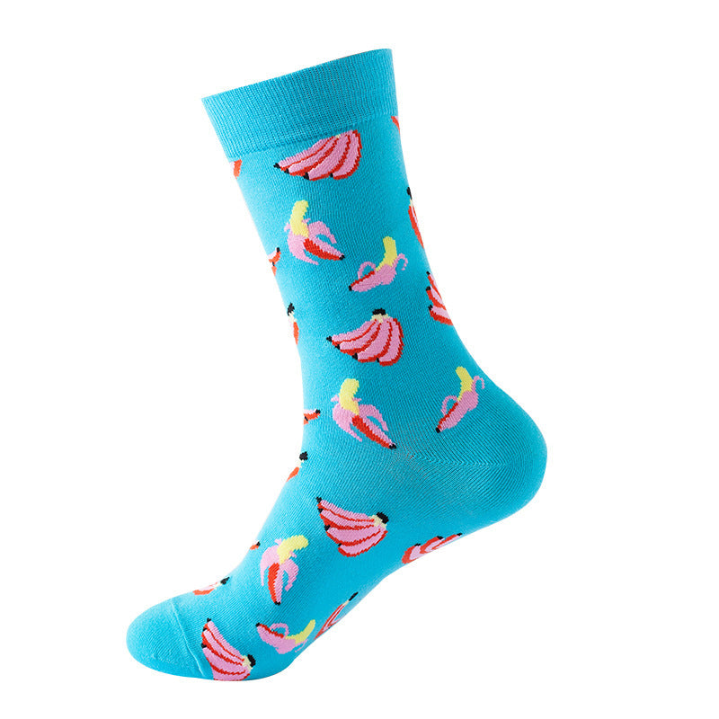 Fruit Pattern Crew Socks