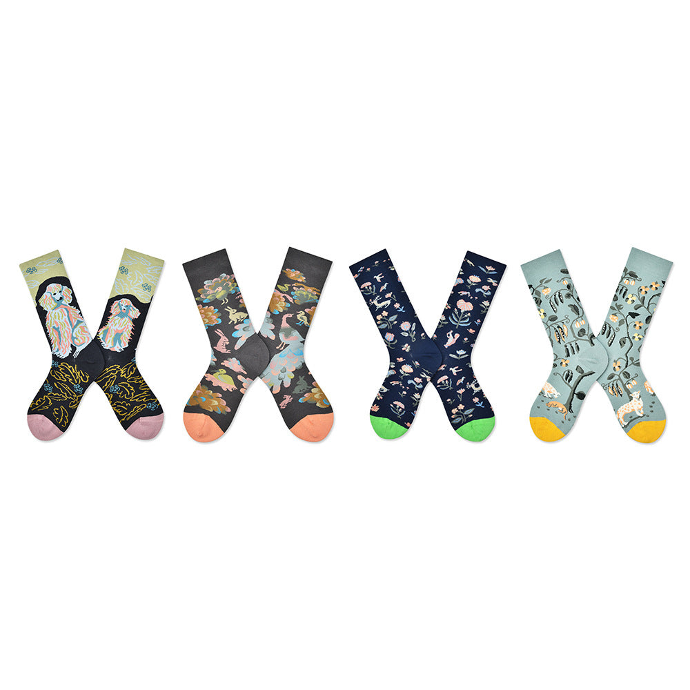 Gallery Edit Combed Cotton Crew Socks