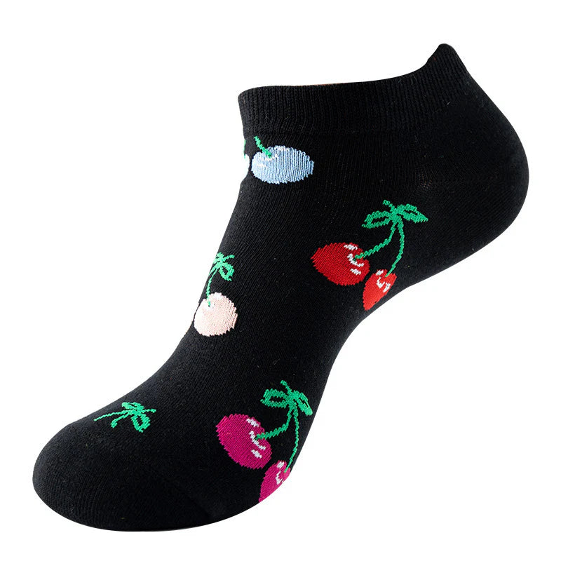 Unisex Color-Pop Ankle Socks – Cute Casual Short Socks for All Seasons