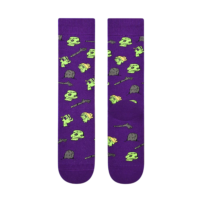 Women’s Charming Character Crew Socks – Playful Fall Winter Cotton-Blend Socks