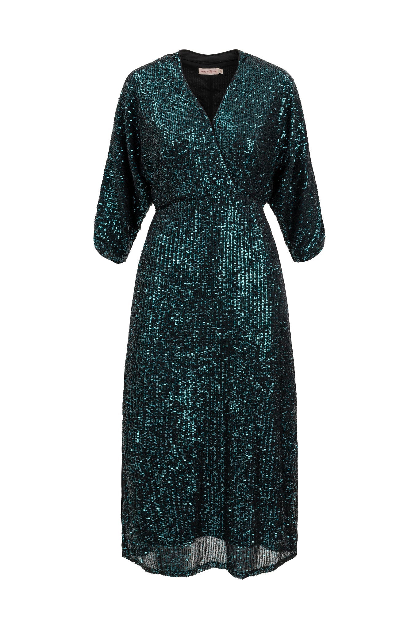 Orion Dress in Green Sequin