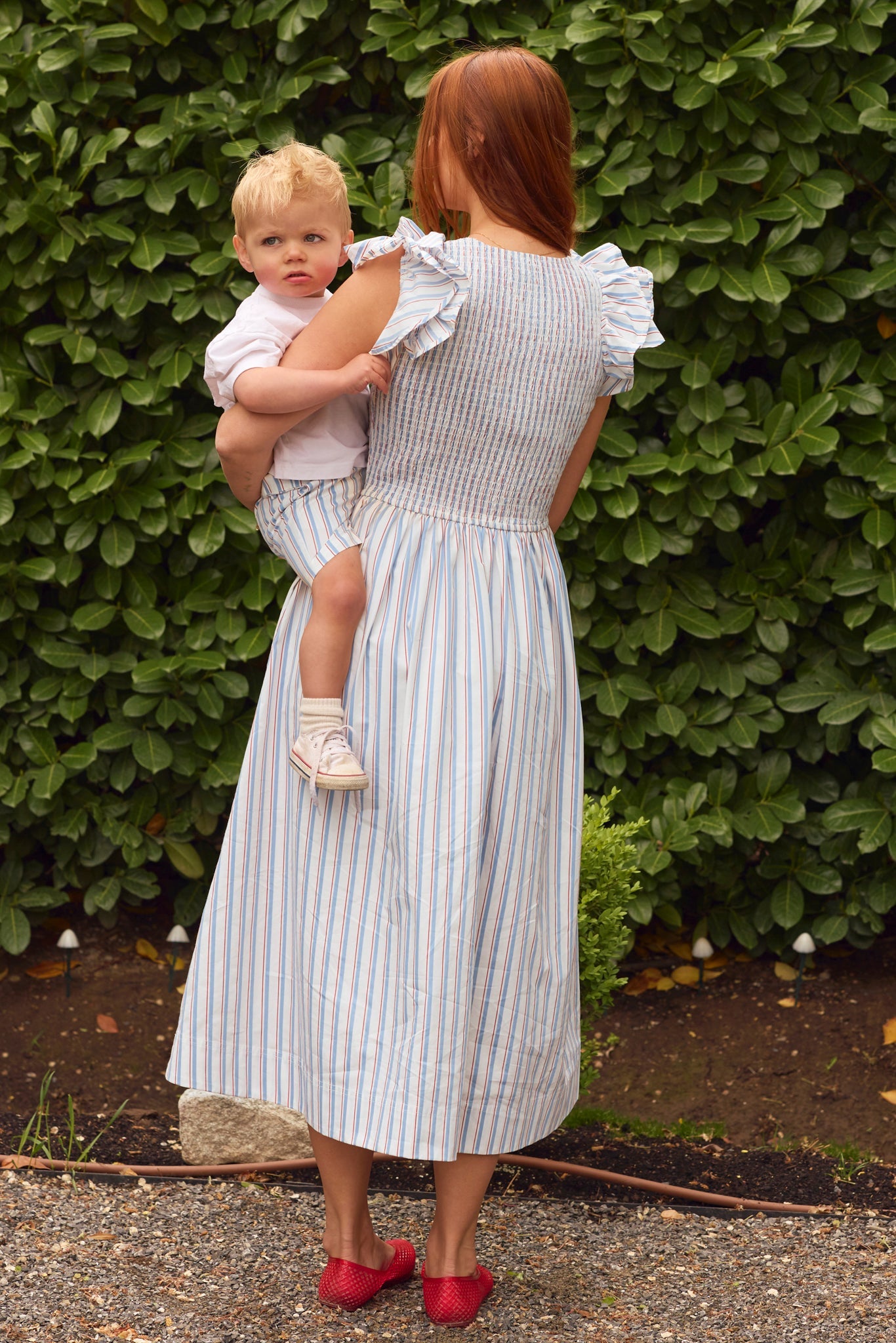 Hattie Dress in Heritage Stripe