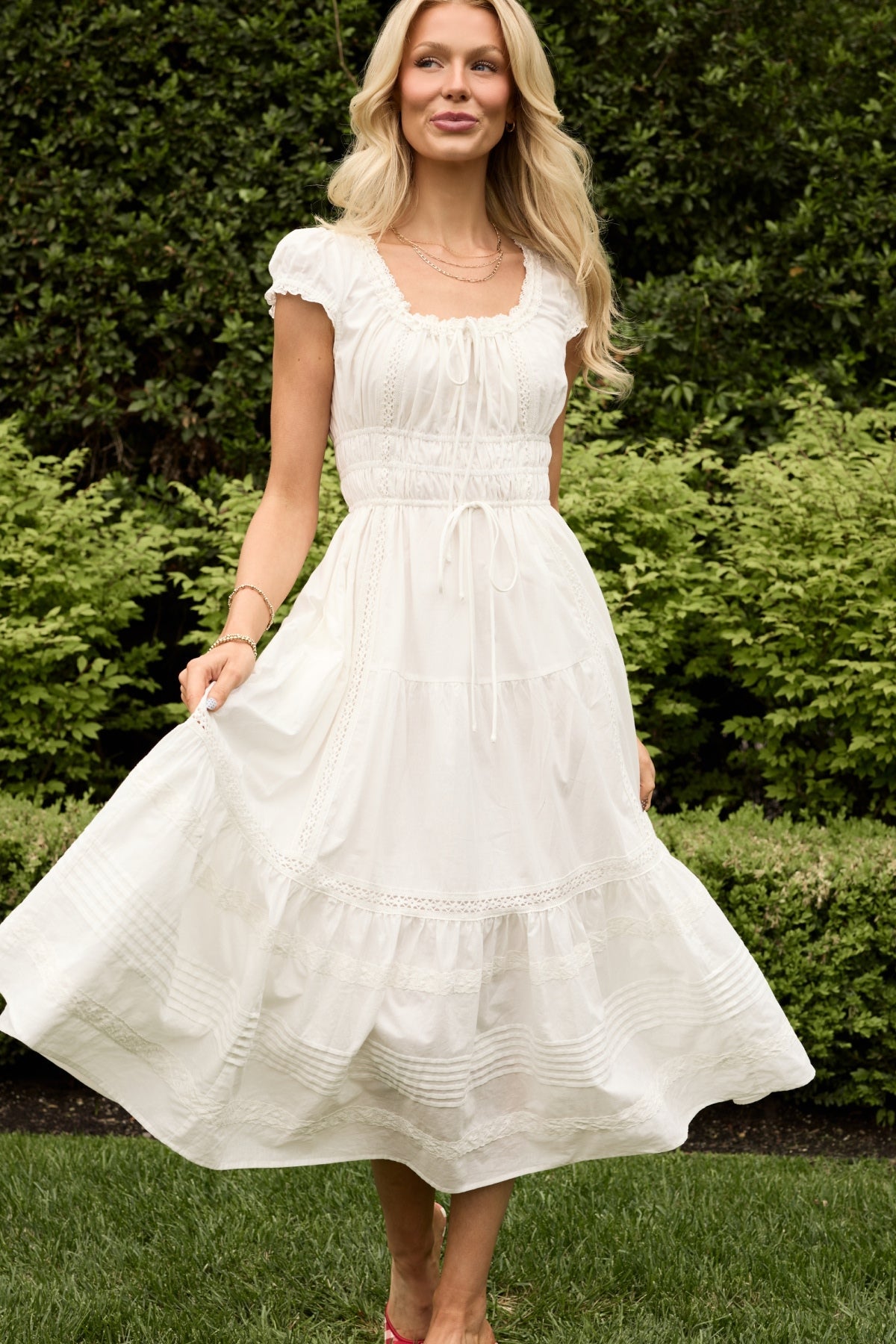 Palermo Dress in White